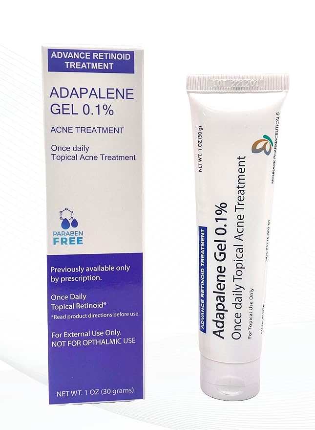 Adapalene Gel 0.1% Acne Treatment